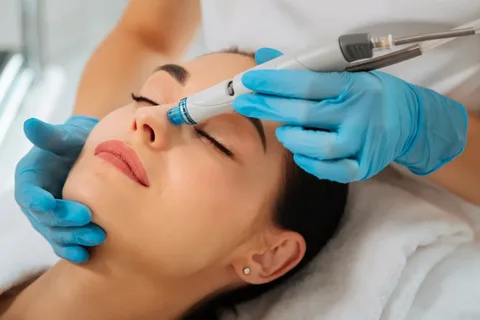 Laser treatment for skin tightening at DAG Dental Clinic and Aesthetics