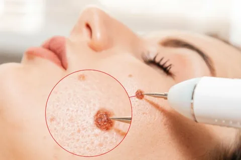 Mole removal treatment at DAG Dental & Aesthetics in DHA Lahore using advanced techniques